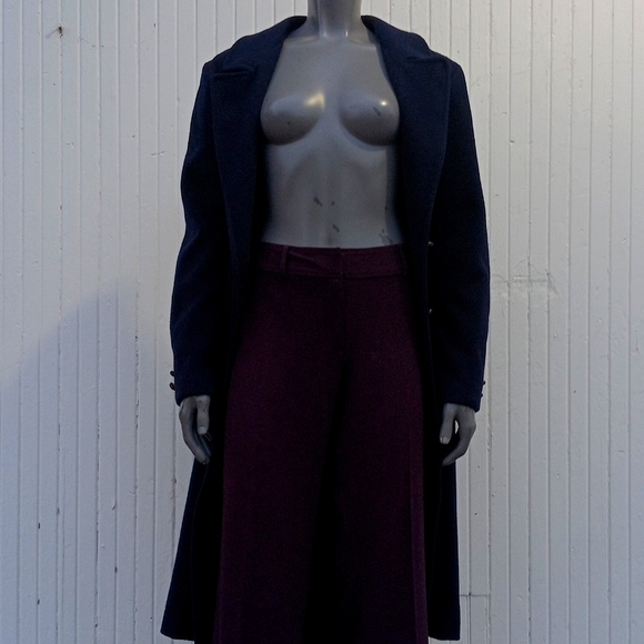 FORECASTER OF BOSTON ⁰ VINTAGE PURE WOOL DOUBLE BREASTED FULL LENGTH COAT - Picture 12 of 17